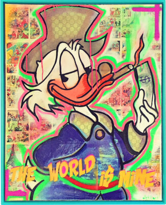 Dagobert Duck<br>
„The world is mine“