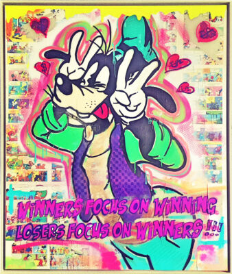 Goofy <br>
„Winners focus on winning losers focus on winners“