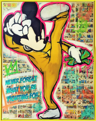 Mickey Mouse <br>
„Never forget what you’re fighting for “